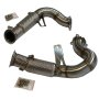 Porsche Macan 3.0/3.6T Decat Exhaust Downpipes With Thermal Heat Shield